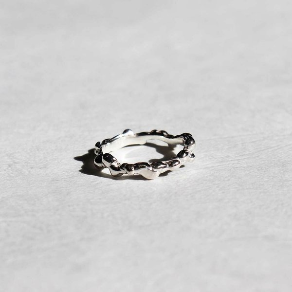 【melted #1】・silver925・ring