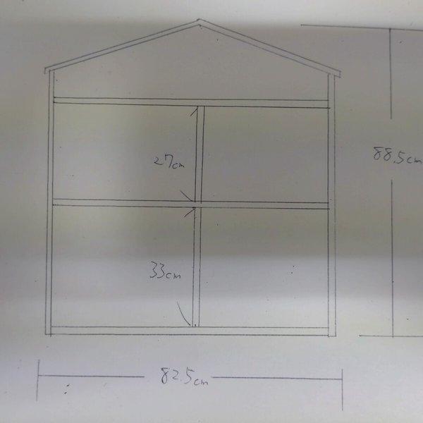 harunairu様専用お家の収納棚（絵本棚）　