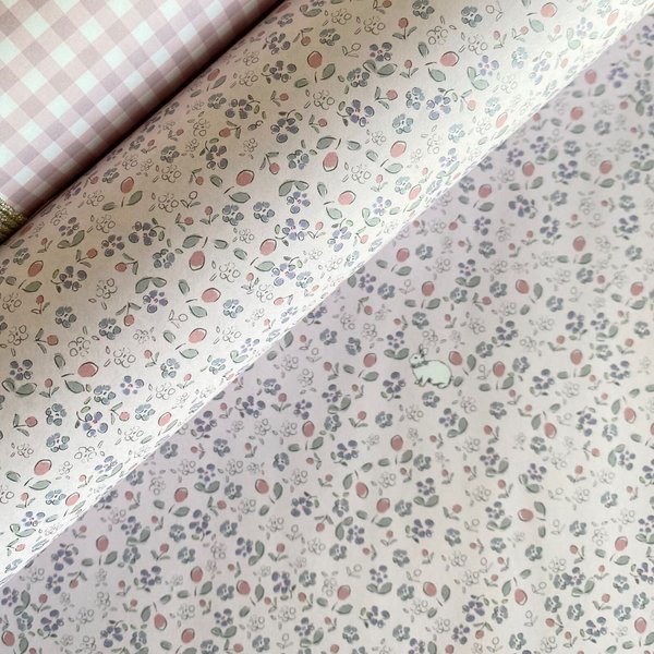 ラッピングペーパー★ wrapping paper A3  Bonjour mon petit lapin 10枚/30枚/50枚/100枚