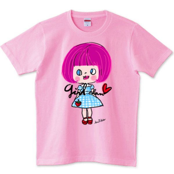 girlちゃんTシャツ・おすましガール