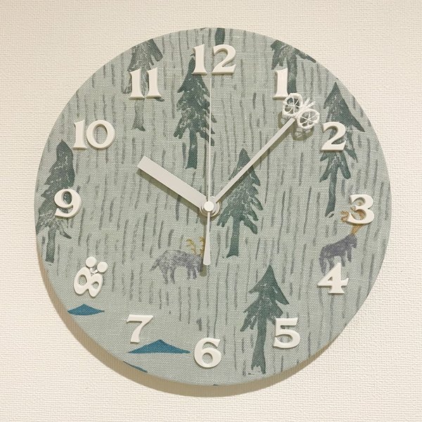【rukurikisai 様 専用】【直径21.5cm 送料込】ミナペルホネン タルト oneday壁掛け時計