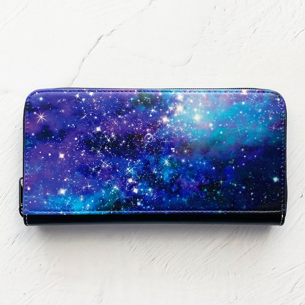 星と銀河の宇宙柄 長財布 /  GALAXY