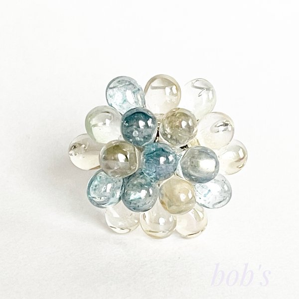 glass beads ring* crystalraster