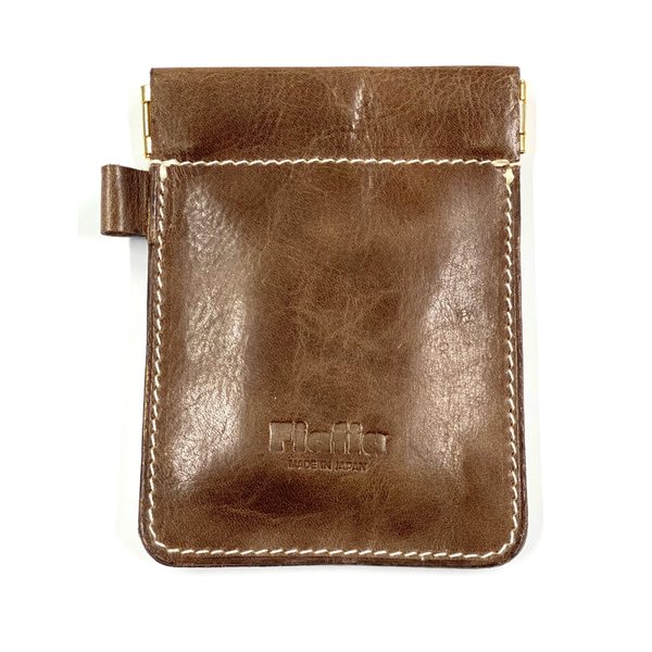 SPRING WALLET　<BROWN>