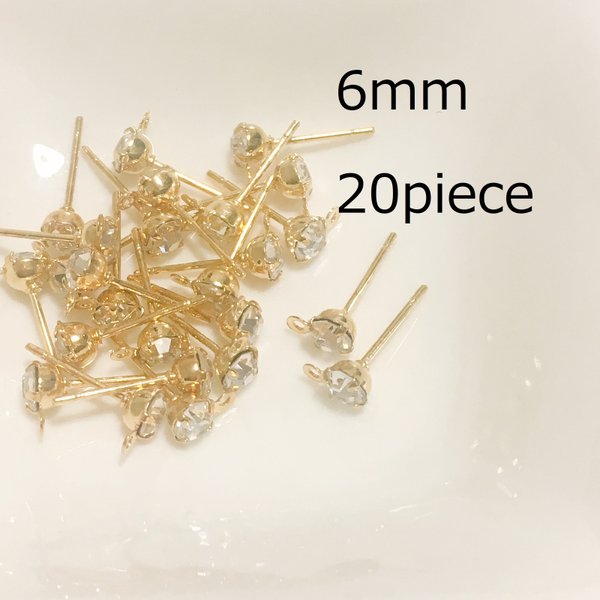 ６ｍｍ/20piece　カン付きポスト no.805