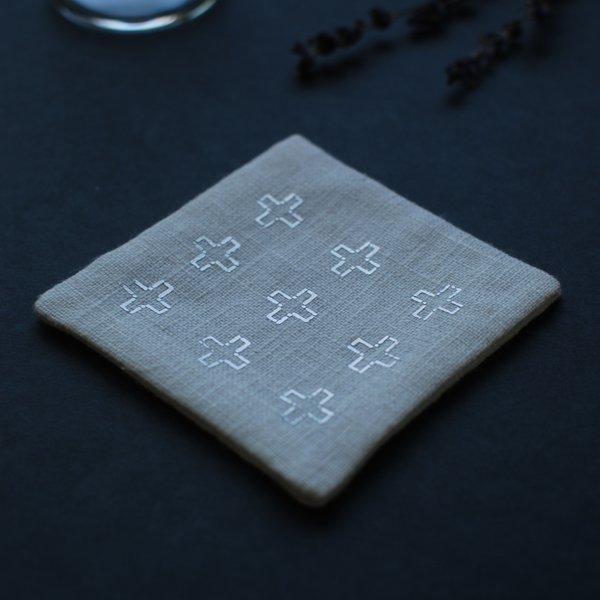 〈Signe d'étoffe〉Linen coaster リネンコースター