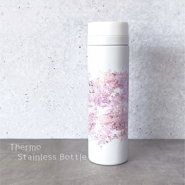 -桜- 花と草木の サーモ ステンレスボトル （保温保冷 水筒）