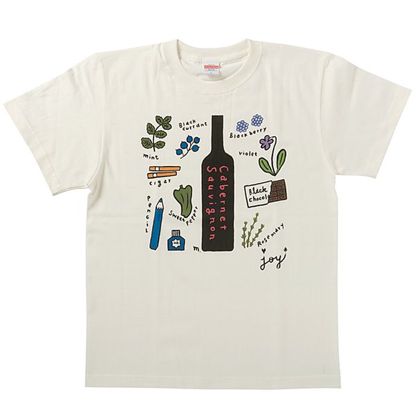 cabernet sauvignon Tシャツ（カラー）Mサイズ