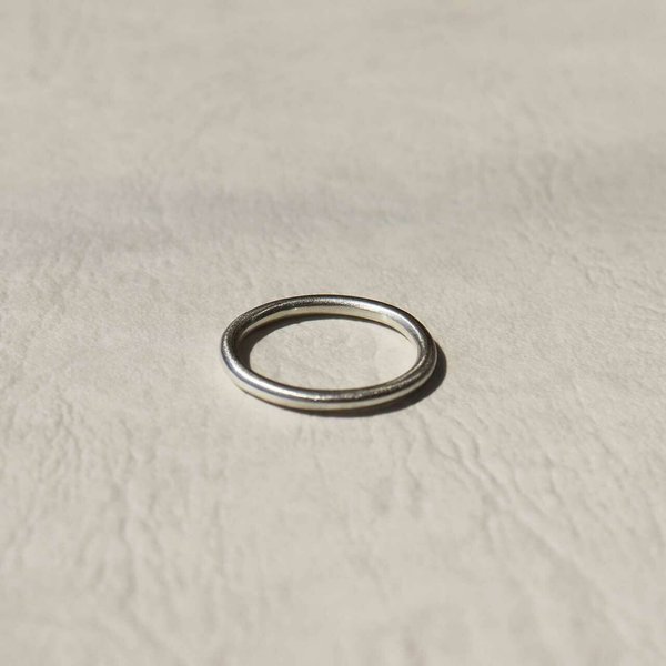【Simple #1 silver】・silver950・ring（受注生産：1号～29号）