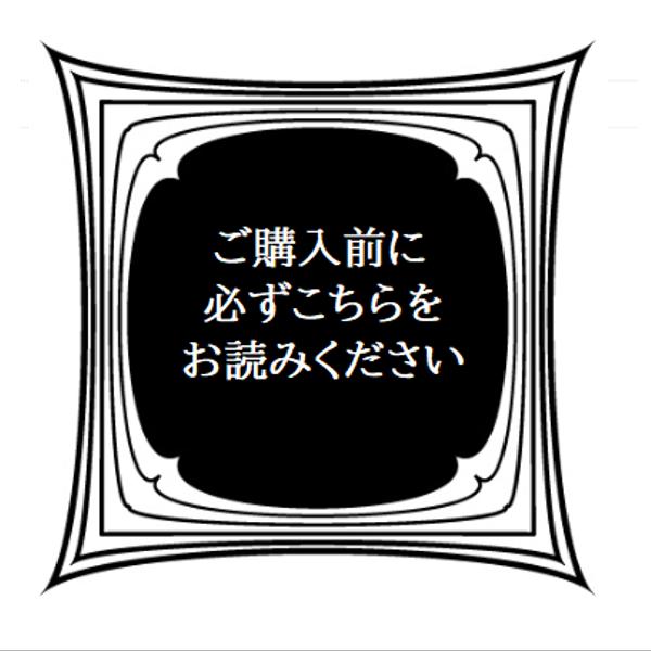 ご購入前に必ずお読みください 