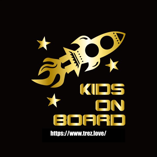 全10色 KIDS ON BOARD スペースシャトル ステッカー 