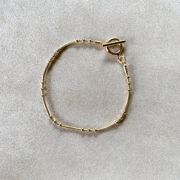 dot chain bracelet(gold)