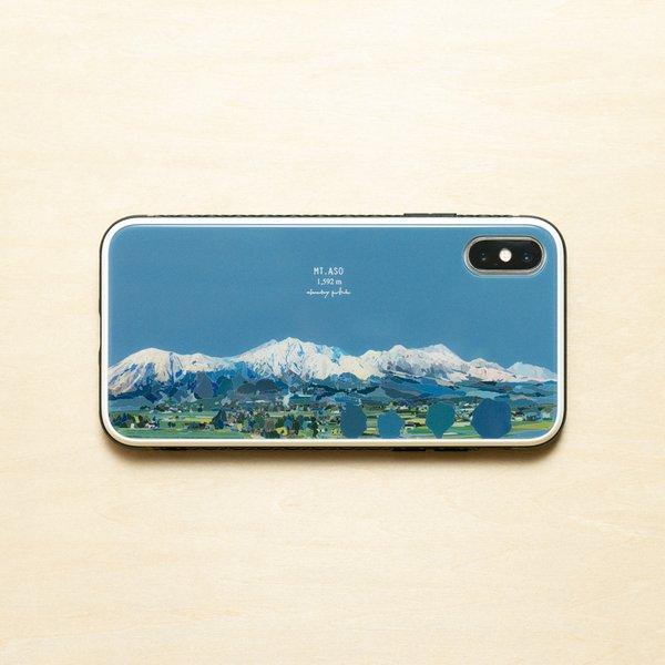 「阿蘇山#glass」スマホケース