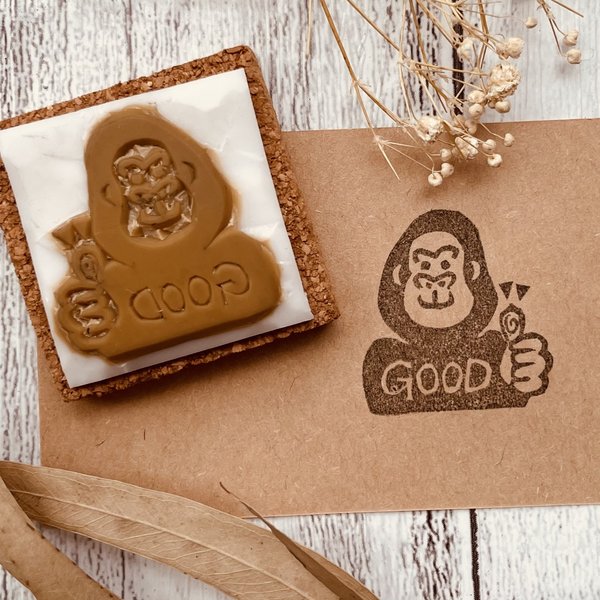 消しゴムはんこ 『GOOD』