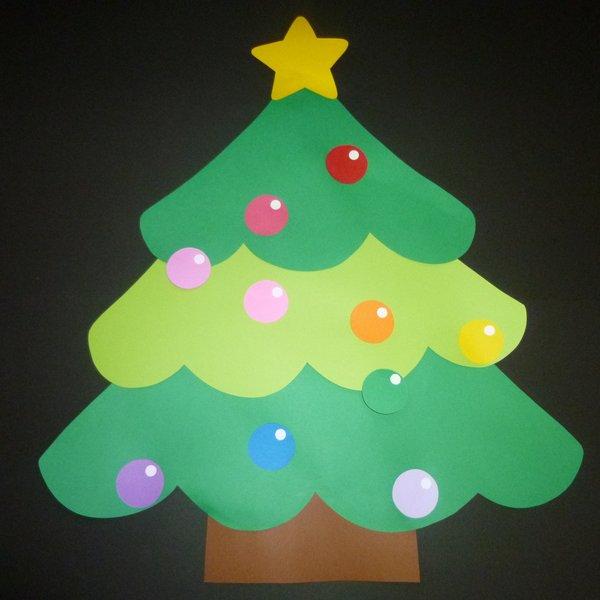 壁面飾り♪１２月／５０㎝  クリスマスツリー