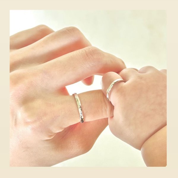 《SILVA》【メモリアル♥ベビーリング】✨あなただけのオリジナルの『メモリアルリング』💍  プレゼント 