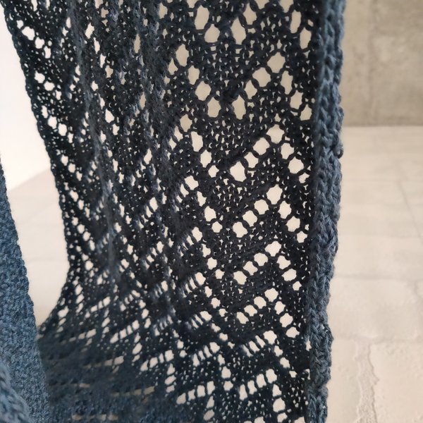 薄手✢透かし編みのサマースヌード