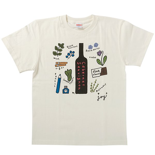 cabernet sauvignon Tシャツ（カラー）Sサイズ