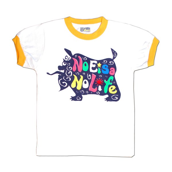 NO EISA NO LIFE シーサー　トリムTシャツ　半そで Jr.M(130)