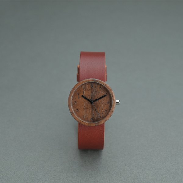 [ RED ] Walnut (size M) × Organic Sweden Leather