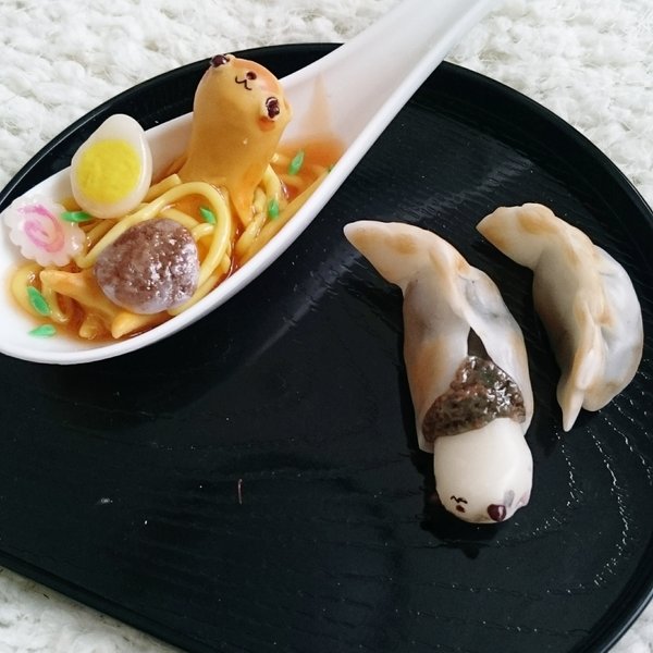 (再販)鼬らーめん餃子セットアクセトレー