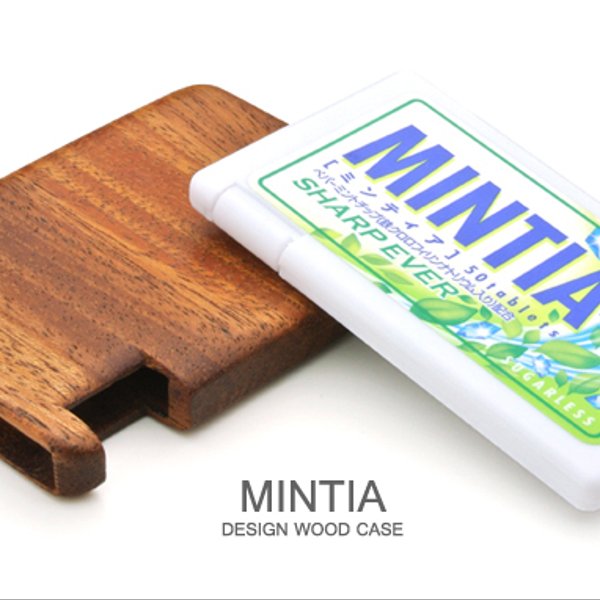 木で作った　MINTIA専用ケース