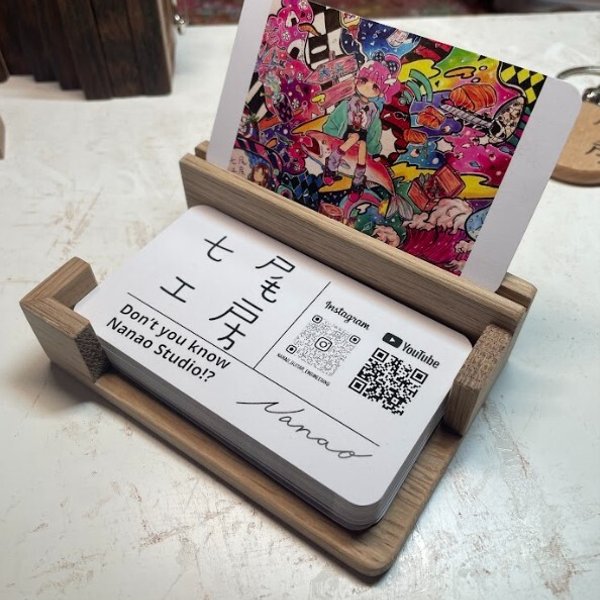 木製 カードスタンド 【CARDstand】ショップカード