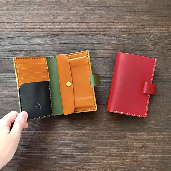 革色21色｜手帳のような財布｜カラーオーダー〈受注製作〉