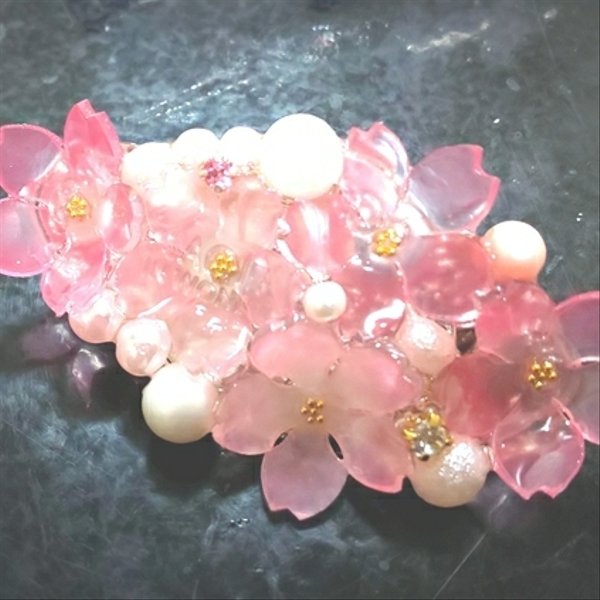 🌸再販🌸桜のバレッタ