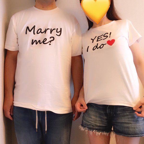 【2枚セット】Marryme?／YES! Ido♡ Tシャツ