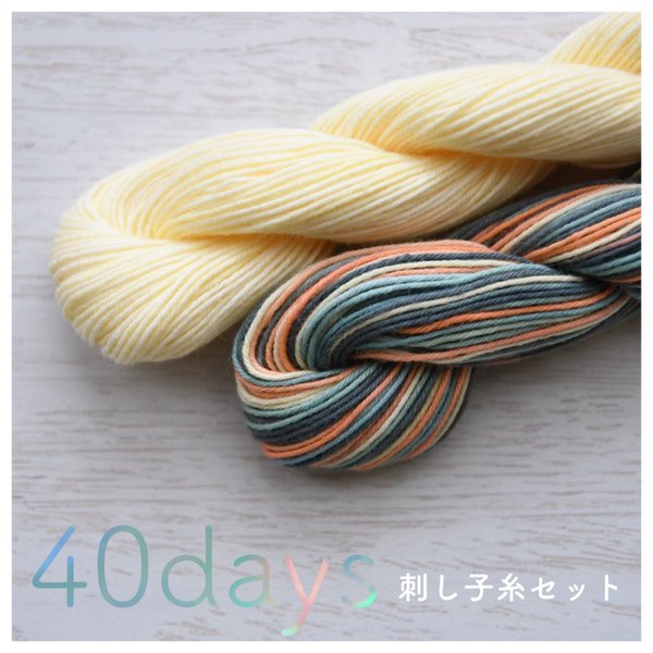 「40days」\ 刺し子糸セット /