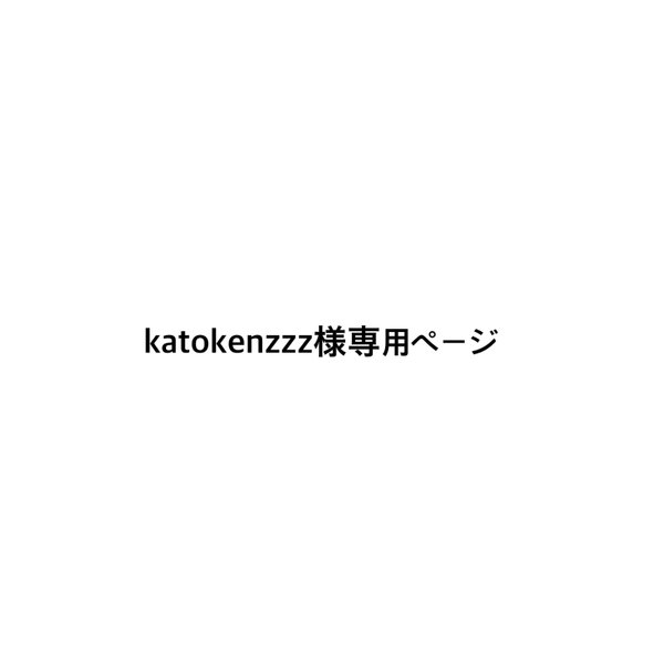 katokenzzz様専用ページ