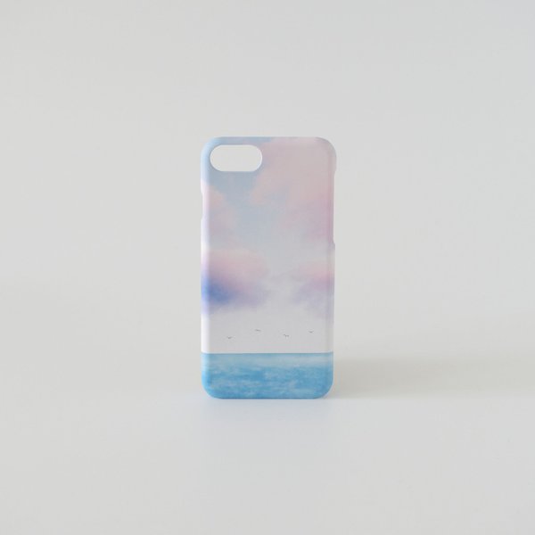 エメラルドブルー色の海と空の、スマホケース｜iPhone・Android