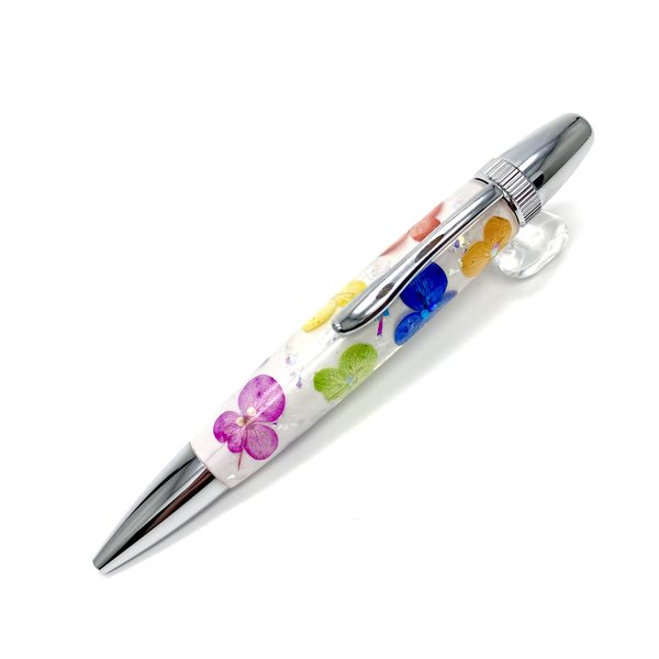 押花のボールペン Flower Pen 紫陽花 /あじさい (五色）TFB2020