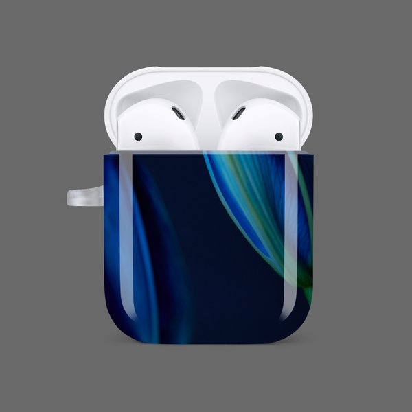 AirPods CASE #066 <blue lily>