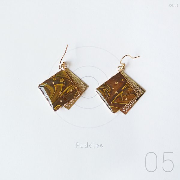 【 ULI-Puddles 】No.05（ピアス）