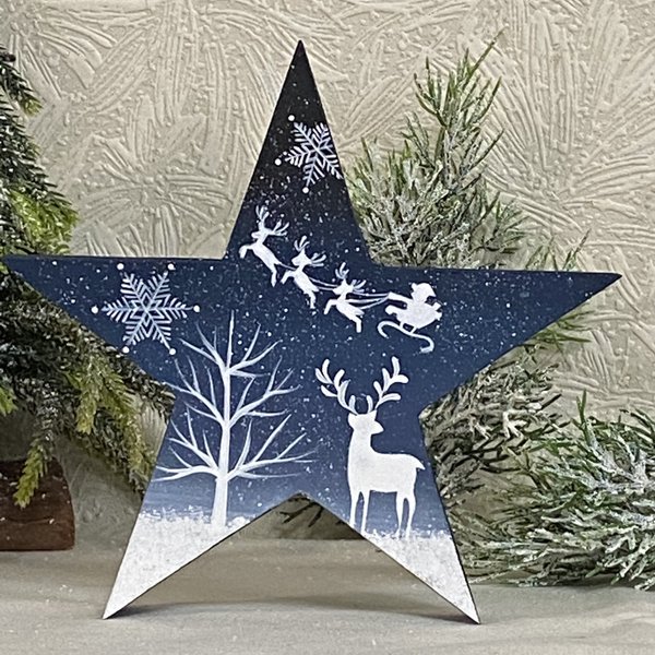【新作】クリスマスオブジェ【星型】（大）【クリスマス xmas】【北欧】