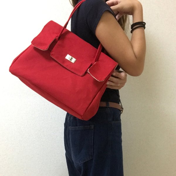 Flap bag (red)