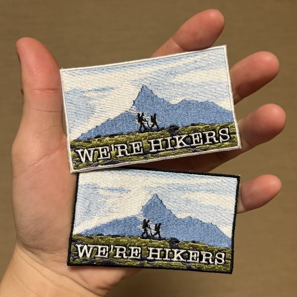 お得！ワッペン『We're hikers！』セット！