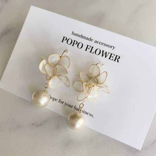 flowers 《white×pearl》