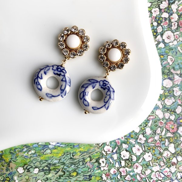 porcelain ring pierce / earring