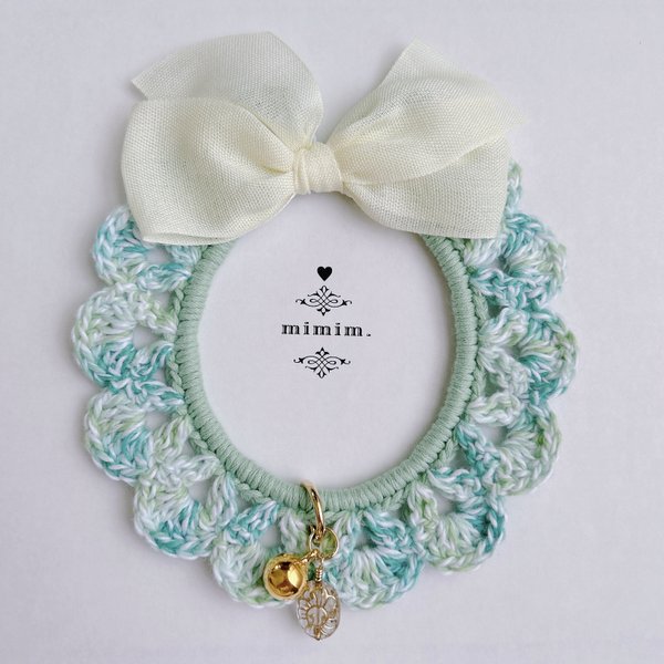 Fairy green candy フリルレース首輪  [f-146] ¥1800