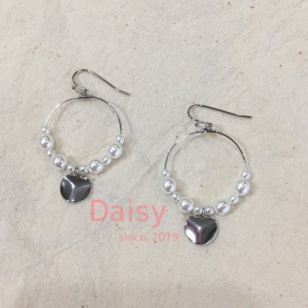 期間限SALE★pearl silver 【イヤリング/ピアス】