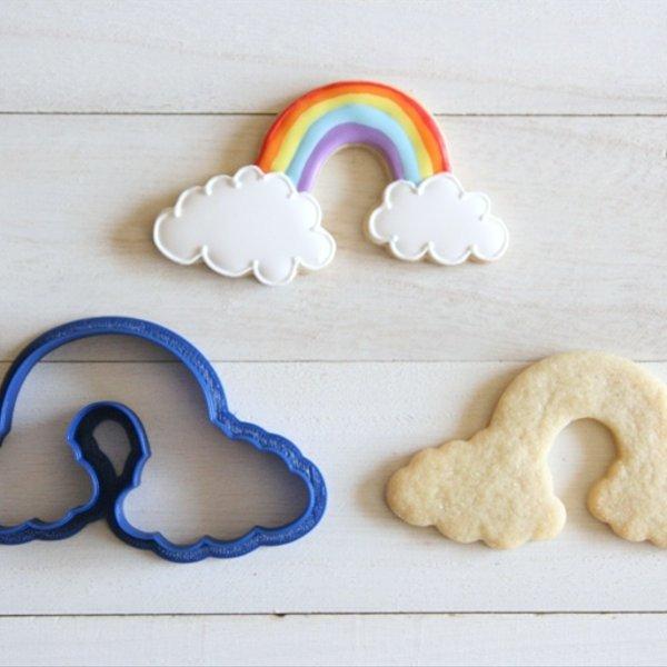 虹クッキー型・クッキーカッター