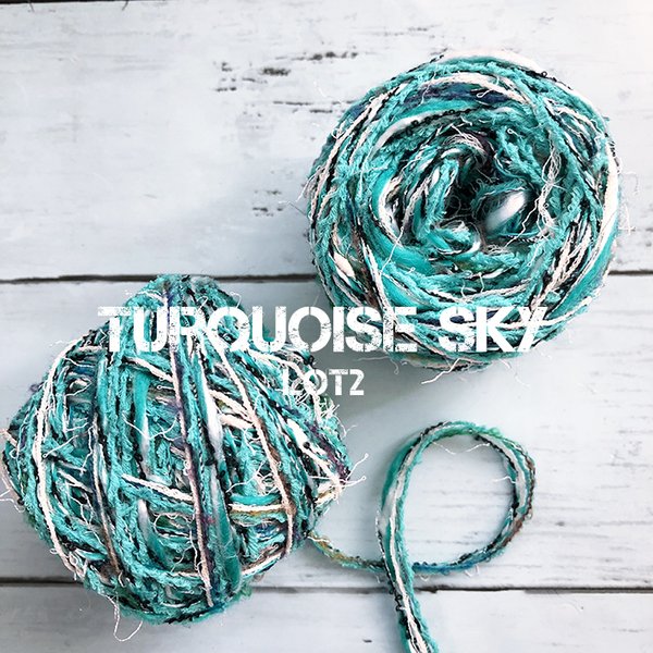 ☆Turquoise Sky-lot3☆引き揃え糸