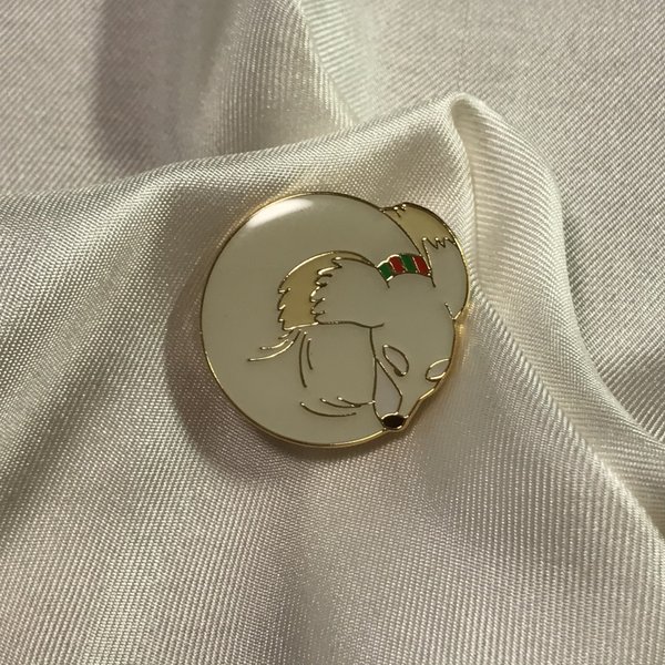 まん丸ダックス ホワイトクリームのPINS