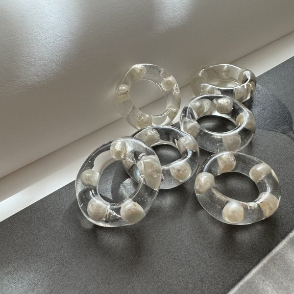 fresh pearl ring (r0227)