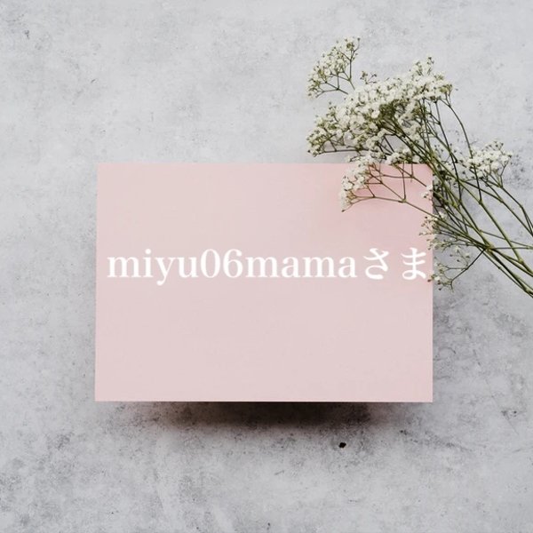 miyu06mamaさま専用ページ𑁍