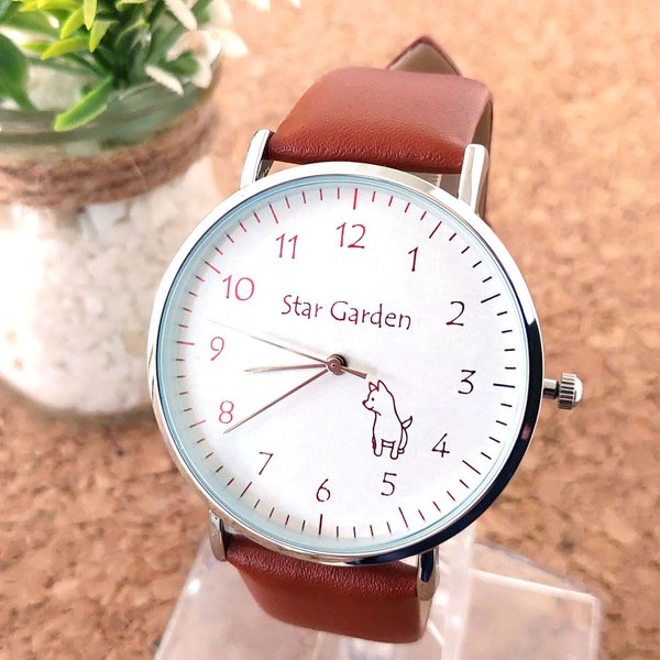 柴犬の腕時計 レディース