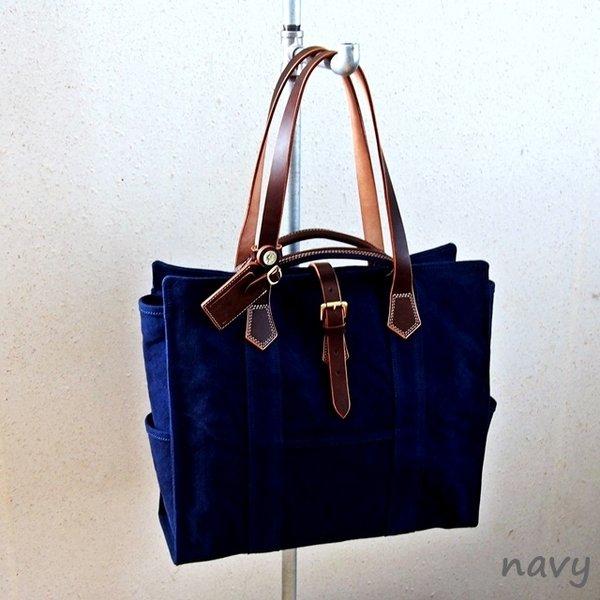 HAGIO mens canvas tote メンズハンプトート(紺)